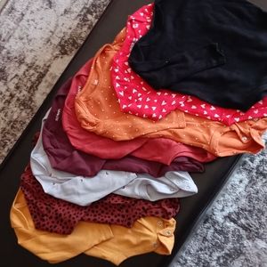 8 12/18 month long sleeve onsies
